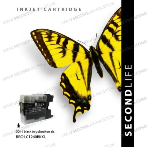 Brother LC1240 Zwart 30ml XL Cartridges