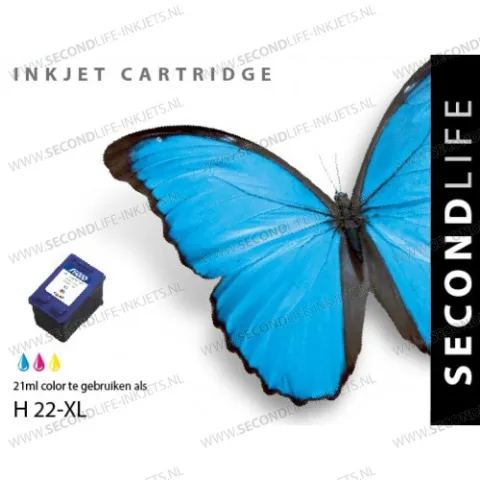 HP 22XL 21ml Kleur Cartridges