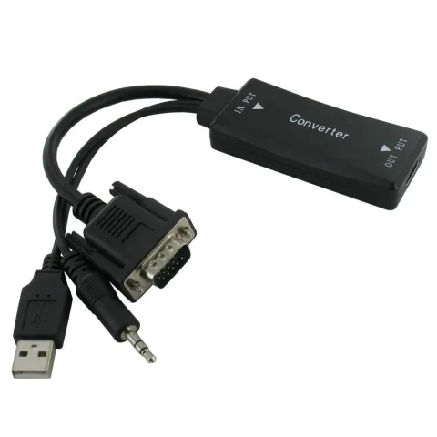 HDMI naar VGA + Audio Converter Adapter