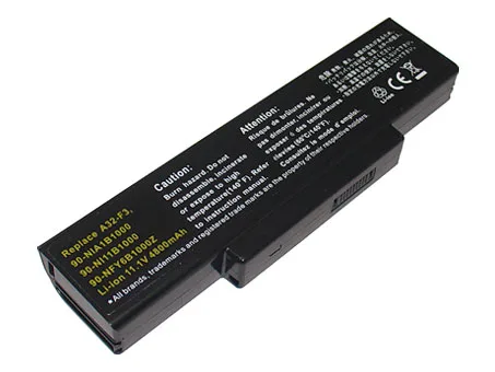 ASUS A9 / F2 / F3 / M50 / M51 / S62 / S96 / Z53 / Pro31 / X70 - A32-F3 6600mAh Accu