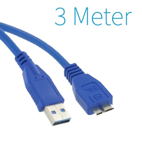 USB 3.0 A - Micro B Kabel 3 Meter