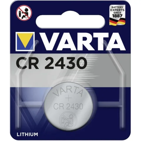 Varta Lithium CR2430 3V Knoopcel/doosje à 10 x blister 1