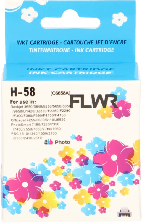HP 58XL 20.4ml Foto Kleur Cartridges