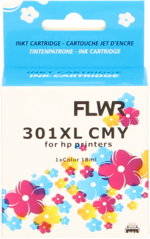 HP 301XL 18ml FLWR Kleur Cartridges