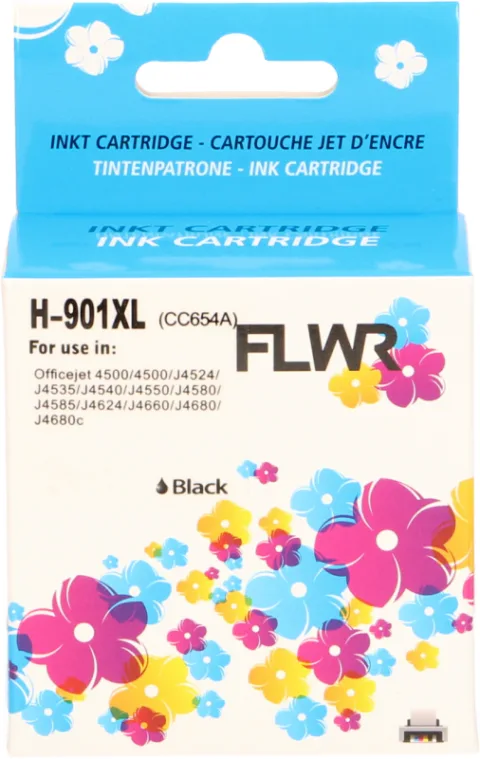 HP 901XL 20ml Zwart FLWR Cartridges