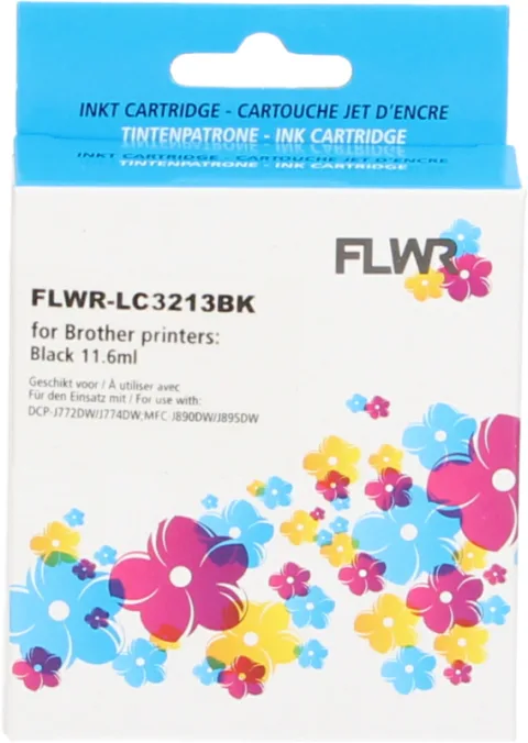 Brother LC-3213 FLWR Zwart 10,6ml (Compatible XXL) Cartridges