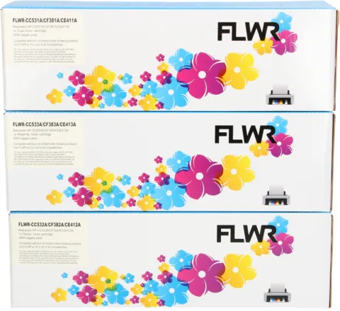 HP 304A FLWR 3-Pack Kleuren Multipack Toner