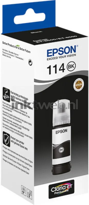 Epson 114 Zwart 70ml Navulinkt XL (Origineel)
