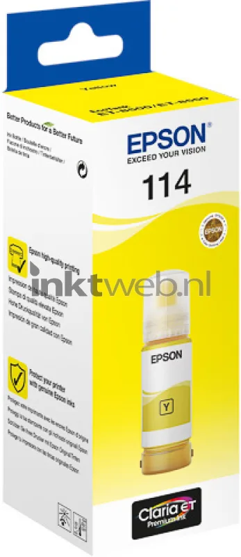 Epson 114 Geel 70ml XL Navulinkt (Origineel)