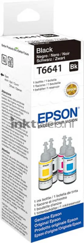 Epson T6641 Zwart 70ml XL Navulinkt (Origineel)