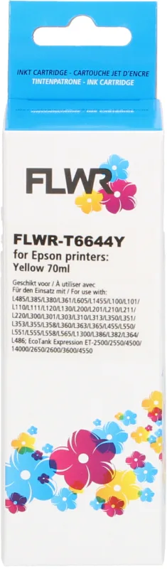 Epson T6644 Geel 70ml FLWR Navulinkt XL (Compatible)