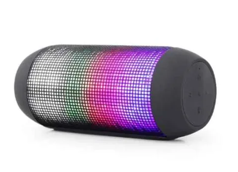 Bluetooth speaker with LED light effects