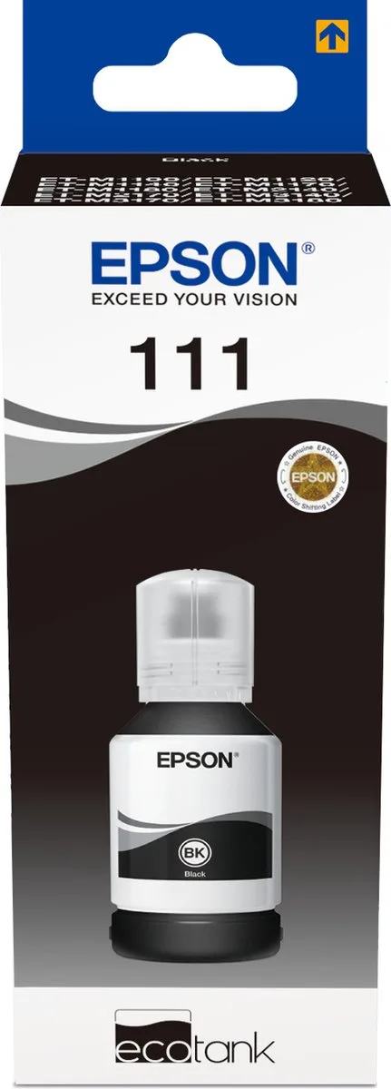 Epson 111 Zwart 120ml Navulinkt XL (Origineel)