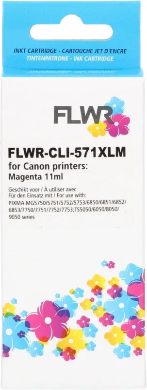 Canon CLI-571 Magenta FLWR 12ml XL Cartridge