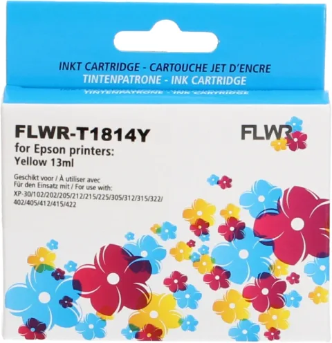 Epson T1814 13ml XL FLWR Geel Cartridges