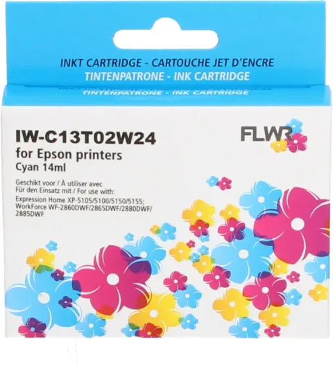 Epson 502XL Cyaan 14ml FLWR Cartridges