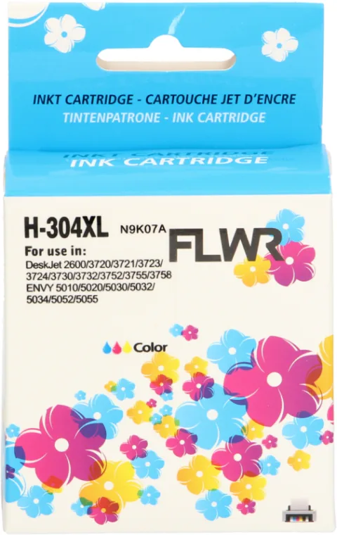 HP 304XL 18ml FLWR Kleur Cartridges