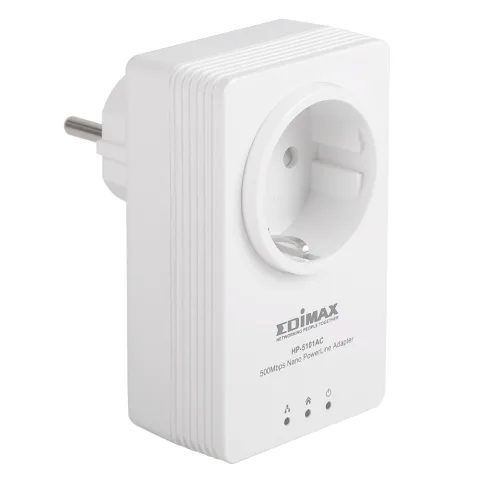 Edimax AV500 Lan Over Power + 220V Doorvoer