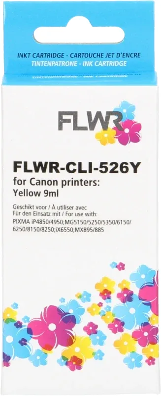 Canon CLI-526Y XL FLWR Geel 9ml Cartridges