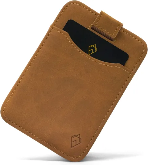 Kaarthouder met RFID voor 3 Kaarten Beige