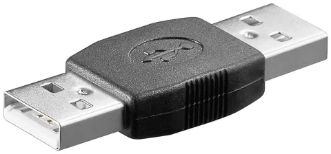 USB-A naar USB-A Adapter (Koppelstuk)