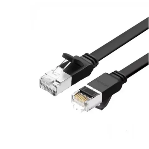UTP CAT6 Ethernet-kabel 2M, 1000 Mbps RJ45 Netwerkkabel Zwart