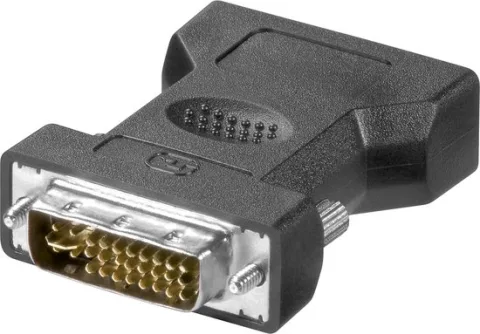 DVI-I (18+5) Mannelijk naar VGA Vrouwelijke Passieve Adapter Koppelstuk