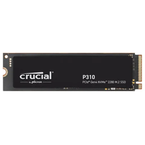 Crucial P310 500GB PCIe Gen4 NVMe M.2 2280 SSD - 7100MB/s Leessnelheid