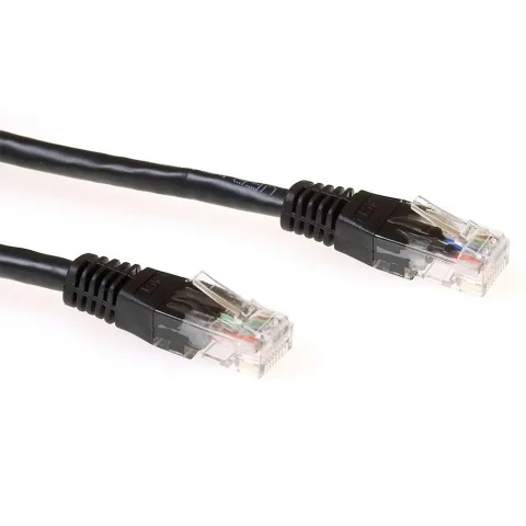 ACT netwerkkabel | Cat6 | U/UTP (UTP) | 2 m | Zwart