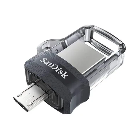 Hama 173385 | 64GB USB Flash Drive | USB Type-A / Micro-USB | Zwart, Transparant
