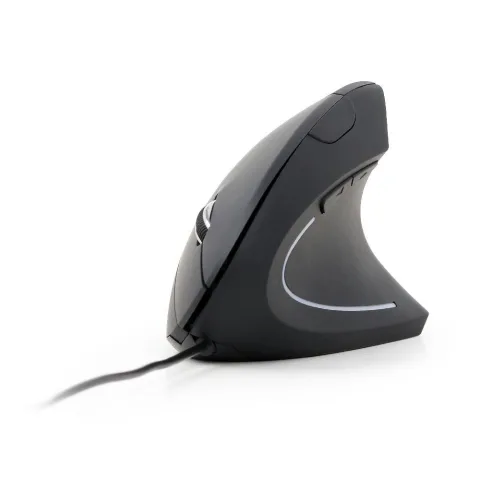 6-knops ergonomische muis, zwart
