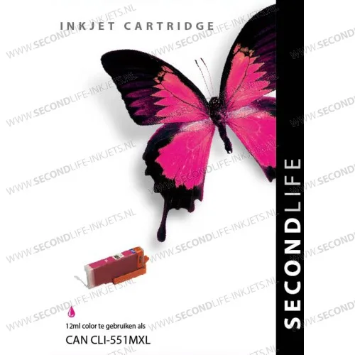 Canon CLI-551 Magenta 12ml XL Cartridges