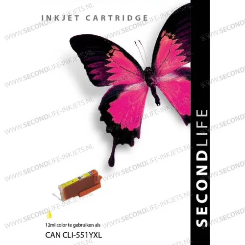 Canon CLI-551 Geel XL 12ml Cartridges