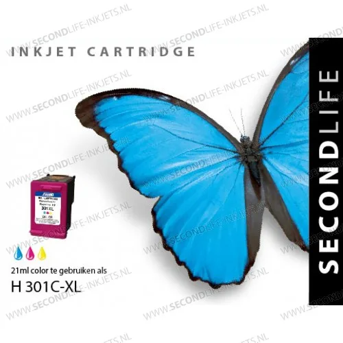 HP 301XL 18ml Kleur Cartridges