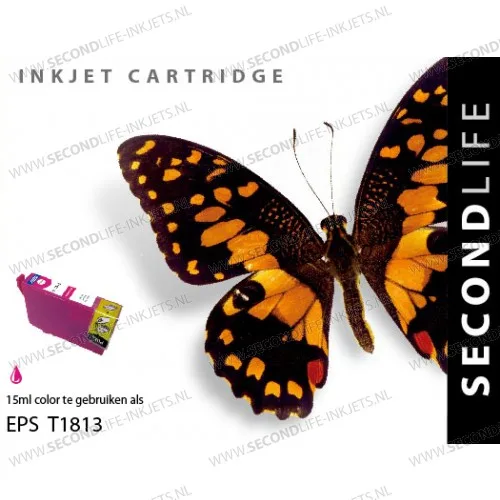 Epson T1813M Magenta 15ml XL Cartridges