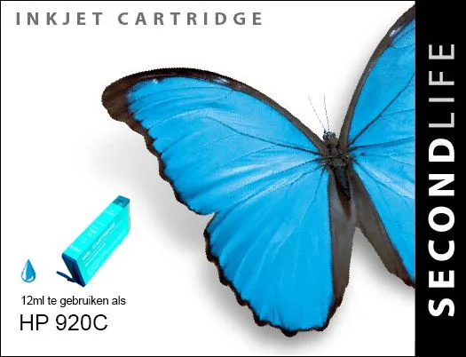 HP 920XL 12ml Cyaan Cartridges