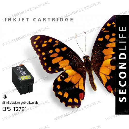 Epson 27XXL T2791 55ml Zwart Cartridges