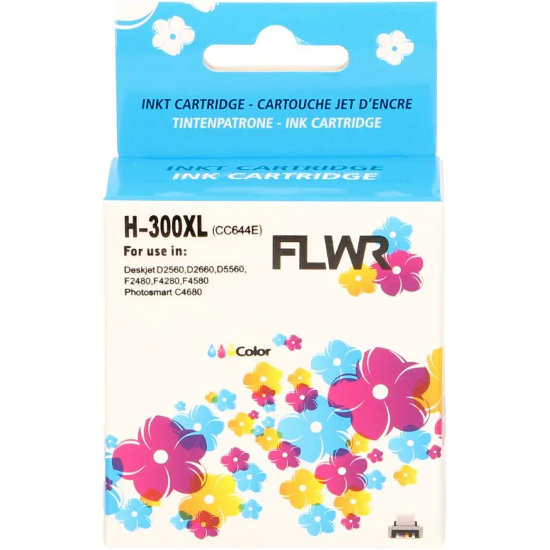 HP 300XL 18ml FLWR Kleur Cartridges