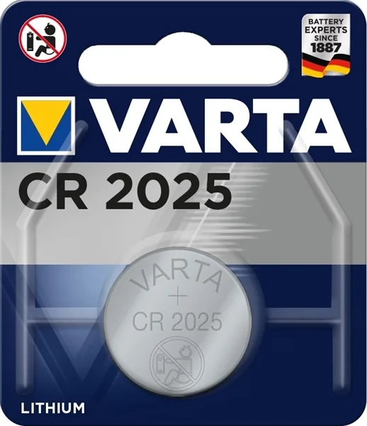 VARTA LITHIUM CR2025 3V BLISTER 1