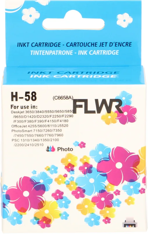 HP 58XL 20.4ml Foto Kleur Cartridges