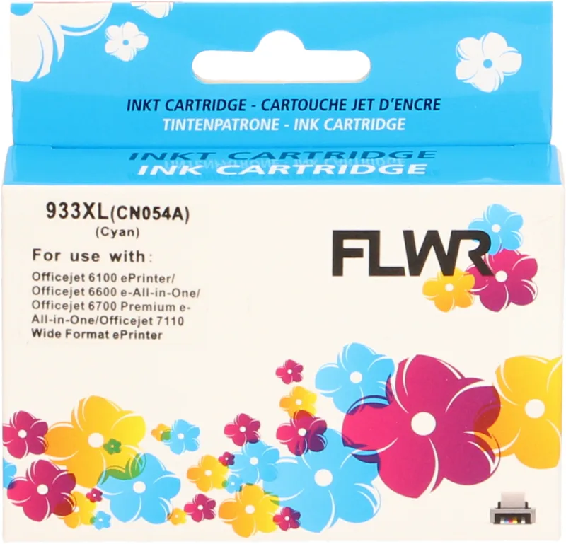 HP 933CXL 14ml FLWR Cyaan Cartridges