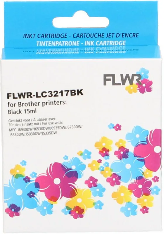 Brother LC-3217BK Zwart 15ml (Compatible XL)