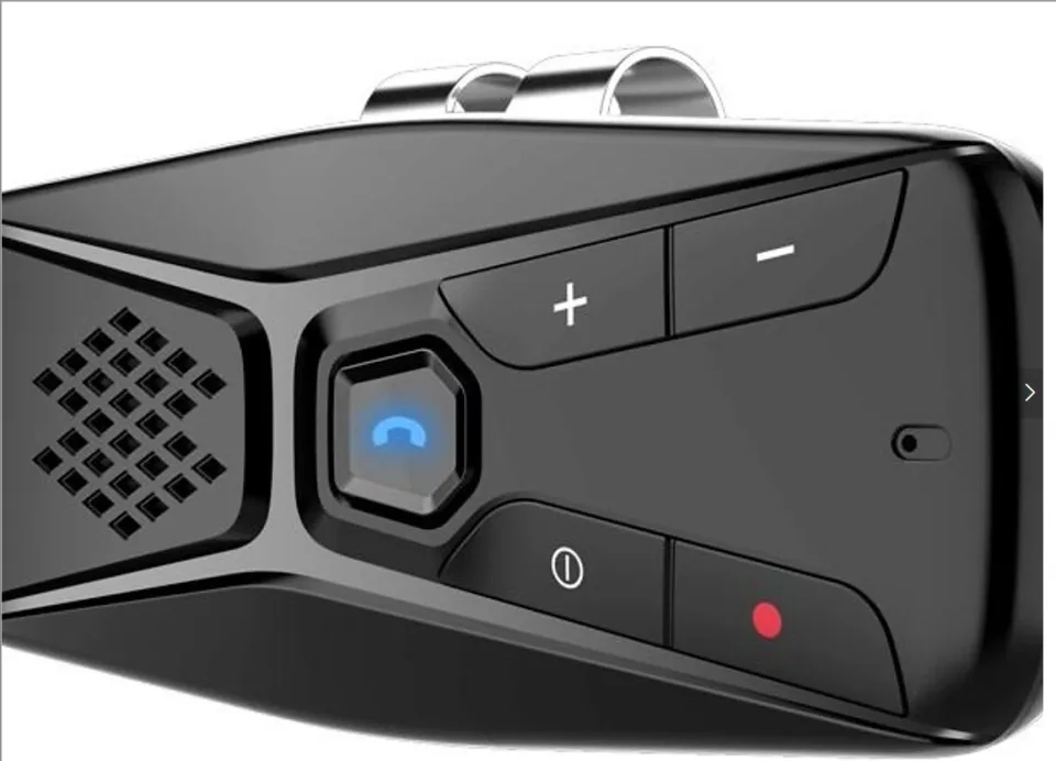 Auto Handsfree via Bluetooth 5.0 voor de zonneklep