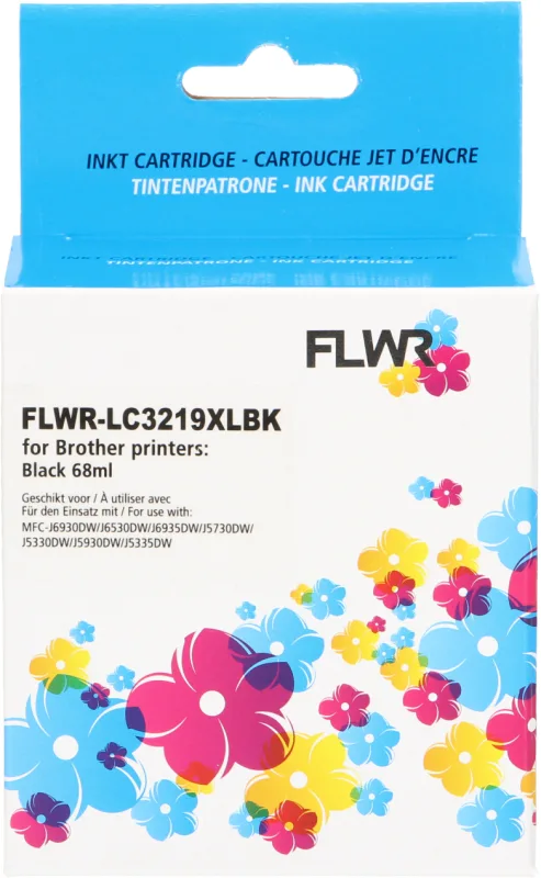 Brother LC-3219XLBK FLWR 68ml Zwart