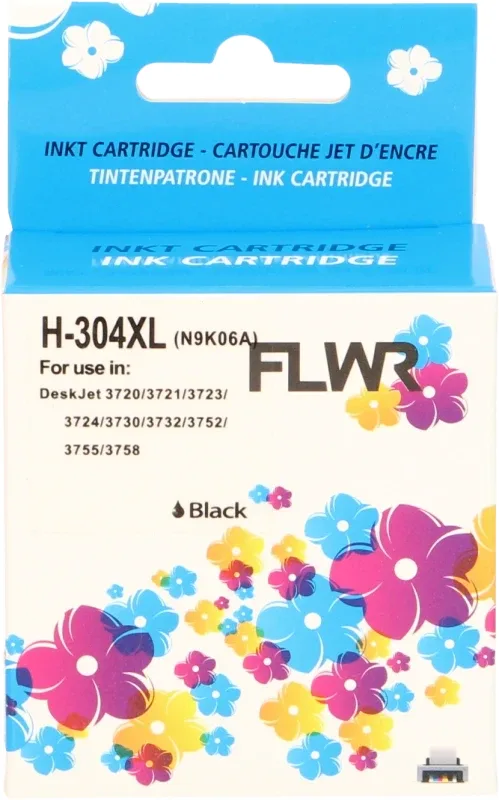 HP 304XL 18ml FLWR Zwart Cartridges