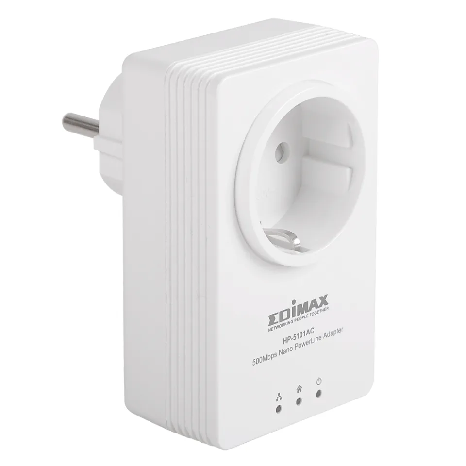 Edimax AV500 Lan Over Power + 220V Doorvoer