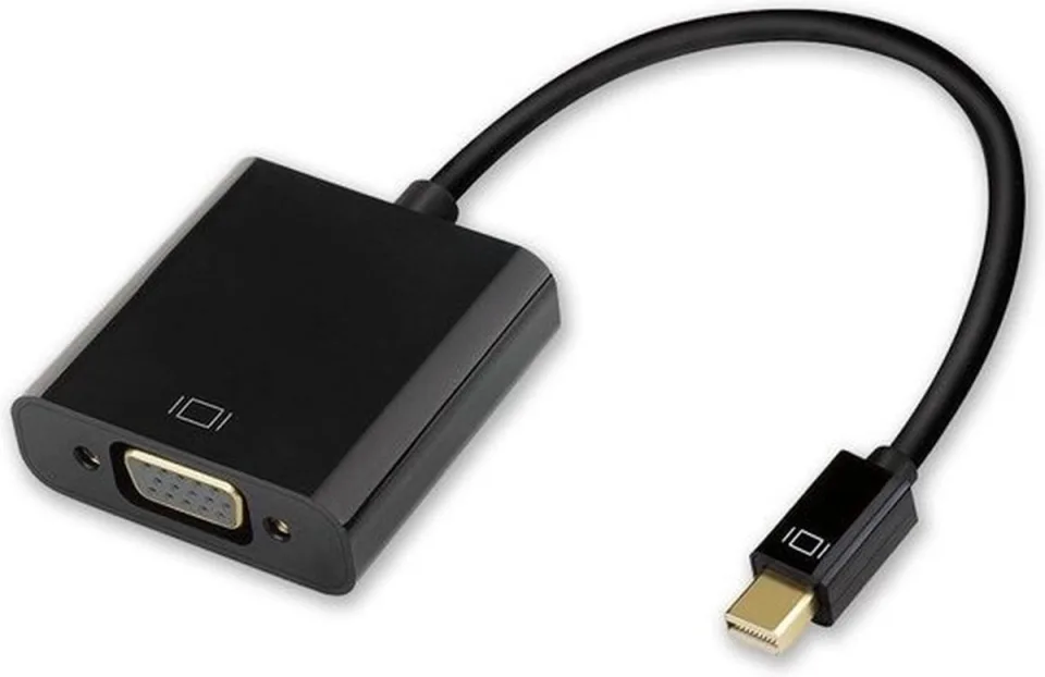 DisplayPort Mini naar VGA Adapter Zwart 15cm