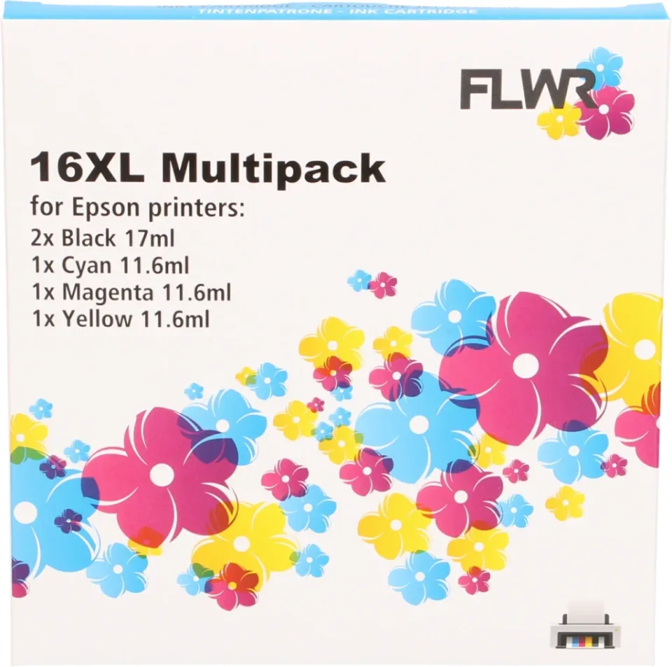 Epson T1631/T1634 XL FLWR Multipack Cartridges